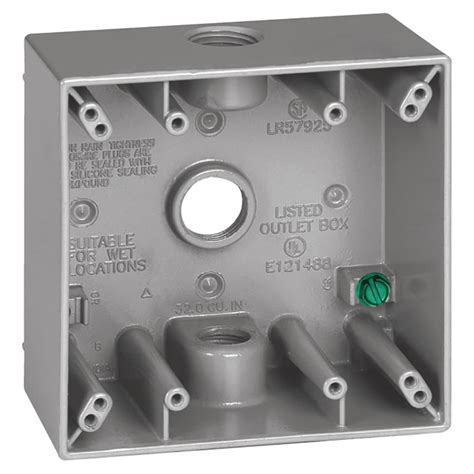 2 gang rain tight junction box|2.